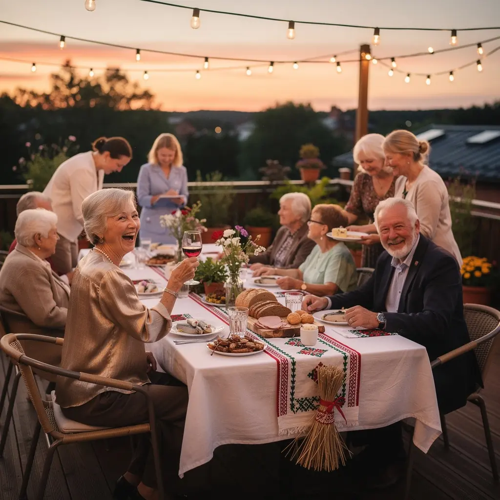 Komfortiškos poilsio zonos, skirtos ramiam poilsiui ir socialinei veiklai.